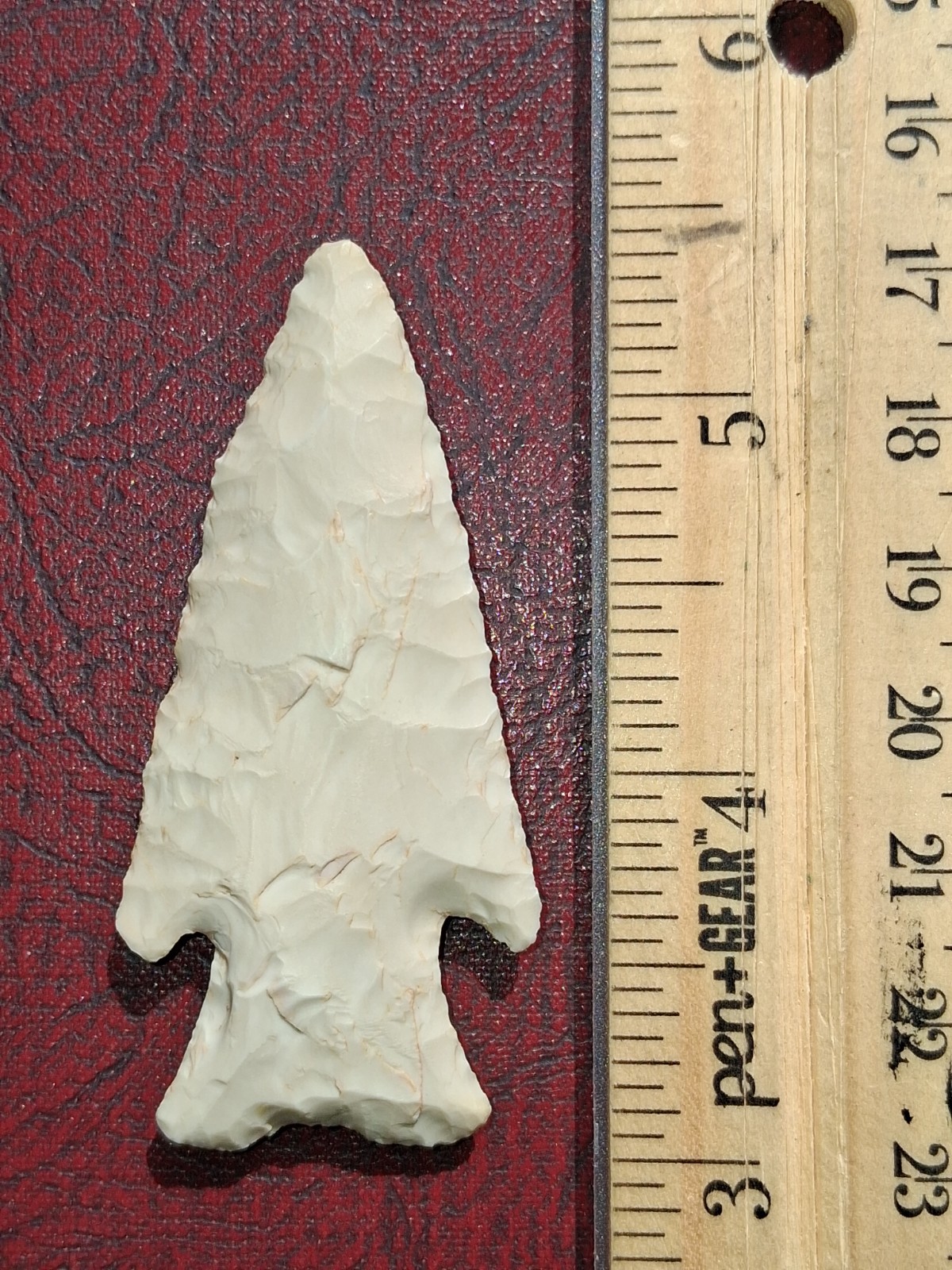 Missouri Hardin n arrowhead spear point projectile , indian artifact