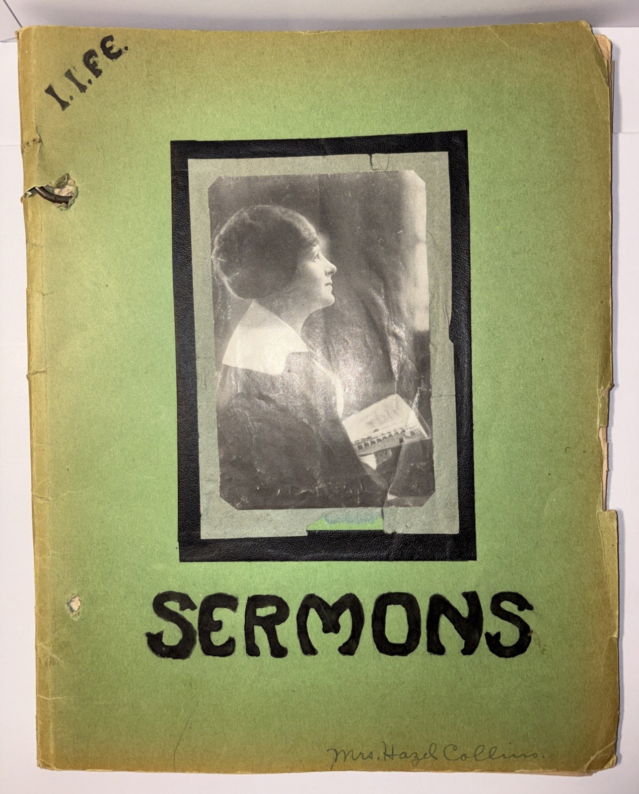 1927 LIFE Bible College Student Sermon Portfolio Aimee Semple McPherson Rare 1927 LIFE Bible College Student Sermon Portfolio Aimee Semple McPherson Rare