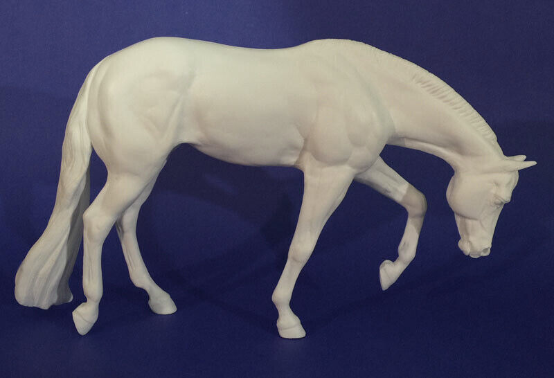 1:9 scale unpainted artist resin stock horse mare, TRAILBLAZER