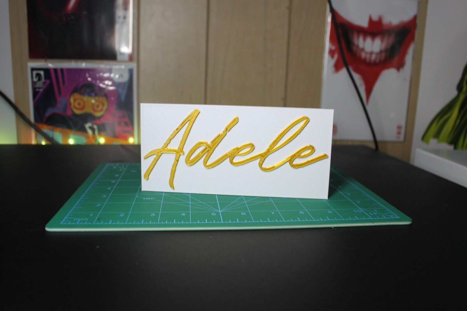 Adele 3D Printed Logo 3D Art