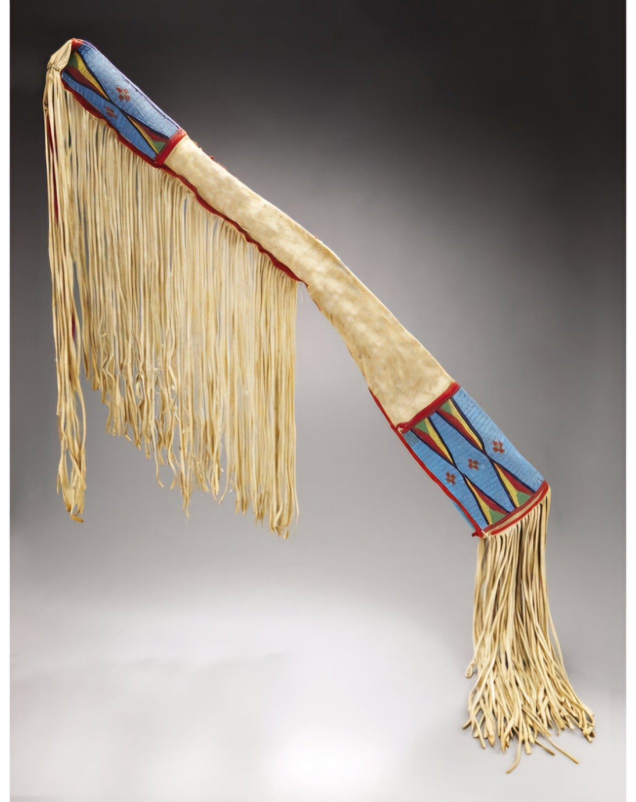 Native American Indian Beaded Rifle Scabbard Sioux Style Suede Leather Gun Cover Native American Indian Beaded Rifle Scabbard Sioux Style Suede Leather Gun Cover