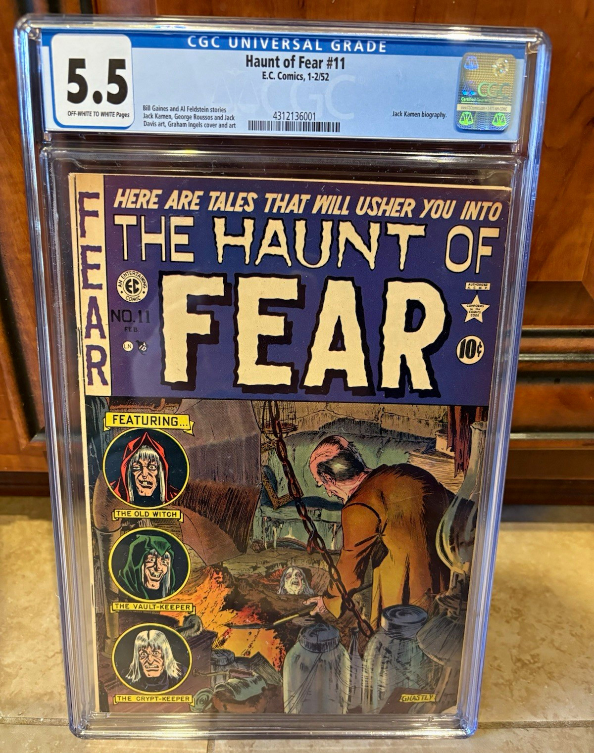Haunt of Fear #11 (EC Comics 1952) CGC 5.5 Universal Grade Horror Sci-Fi Haunt of Fear #11 (EC Comics 1952) CGC 5.5 Universal Grade Horror Sci-Fi