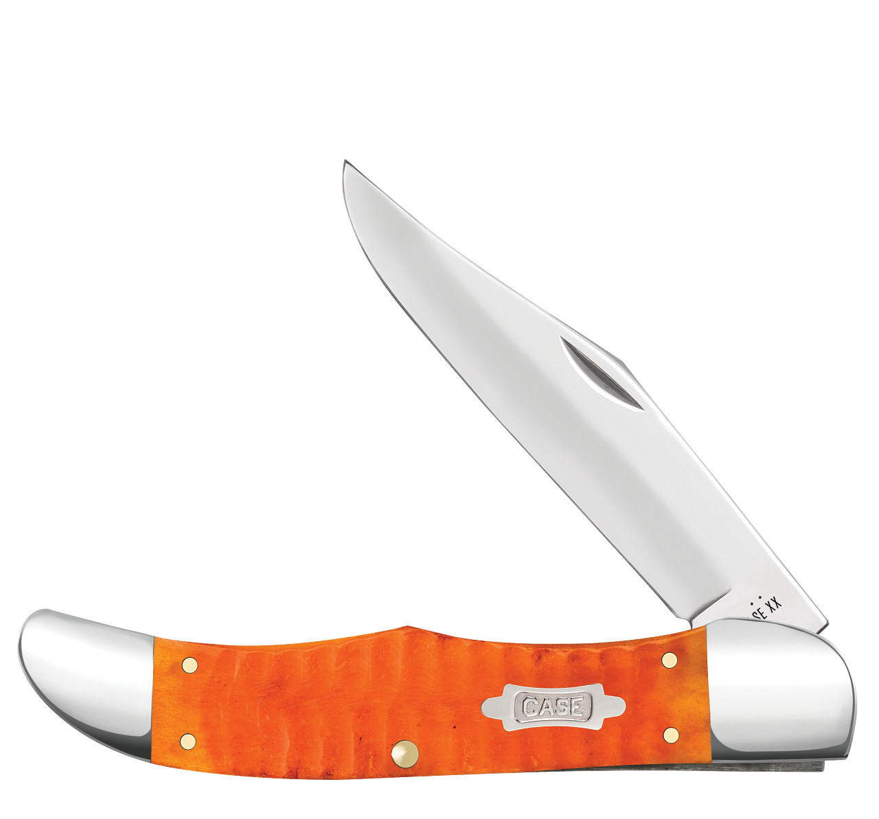Case xx Knives Folding Hunter Gator Persimmon Orange 38073 Carbon Steel Knife Case xx Knives Folding Hunter Gator Persimmon Orange 38073 Carbon Steel Knife