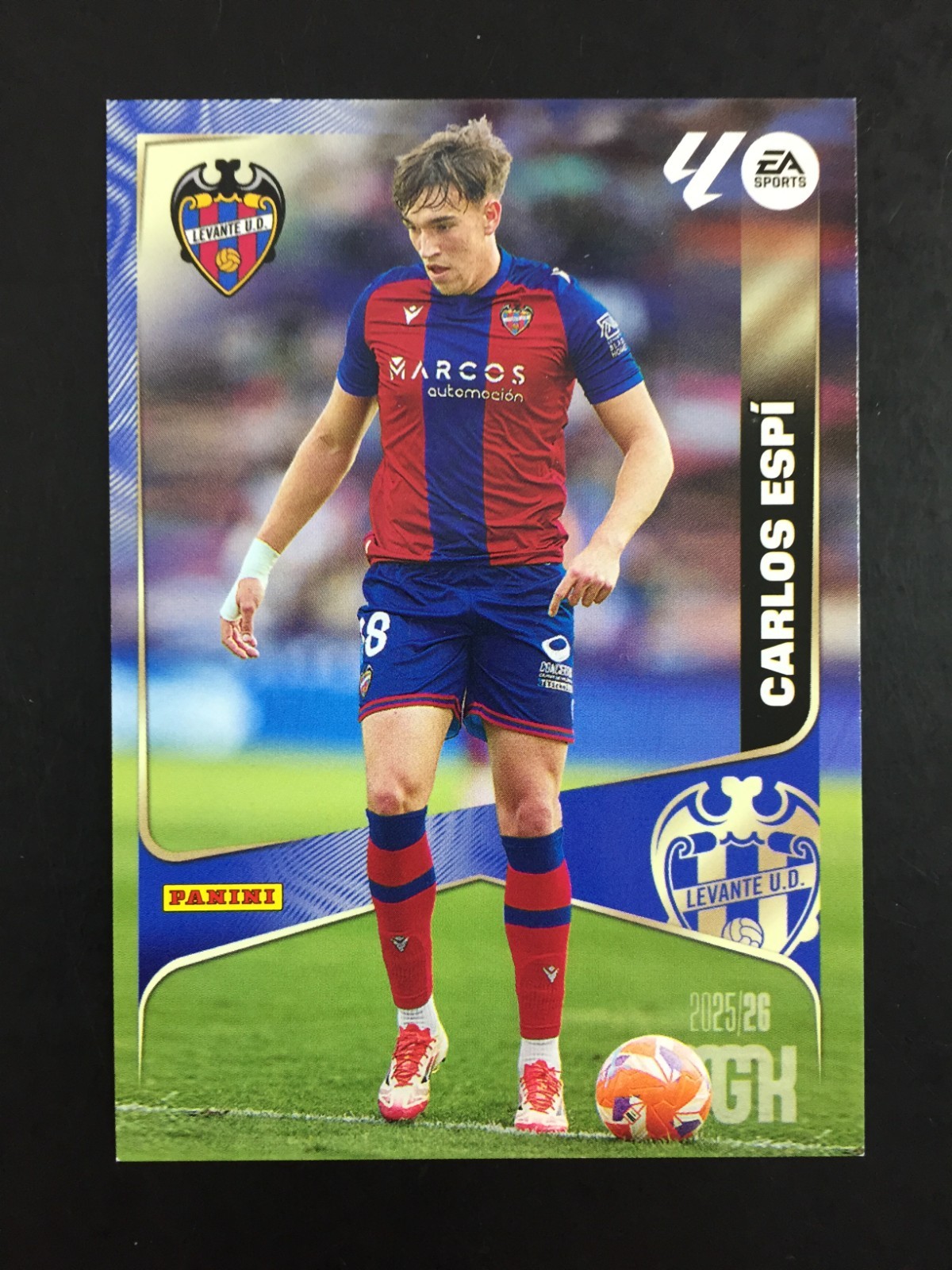 Carlos Espi Rookie RC Panini La Liga 2025 2026 (26) Megacracks #215 Carlos Espi Rookie RC Panini La Liga 2025 2026 (26) Megacracks #215