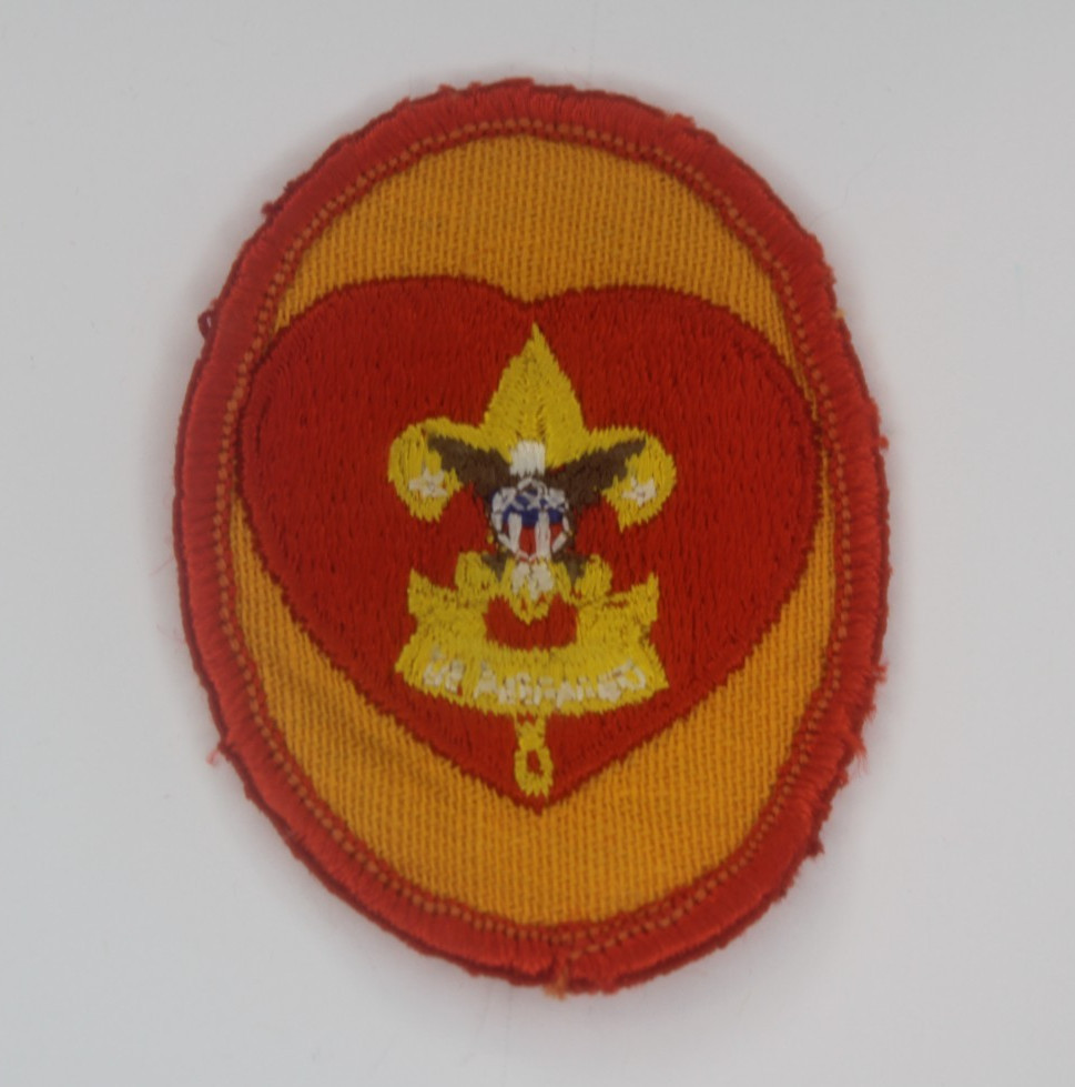 Vintage Life Scout Rank Heart Red Be Prepared Boy Scouts of America BSA Patch Vintage Life Scout Rank Heart Red Be Prepared Boy Scouts of America BSA Patch