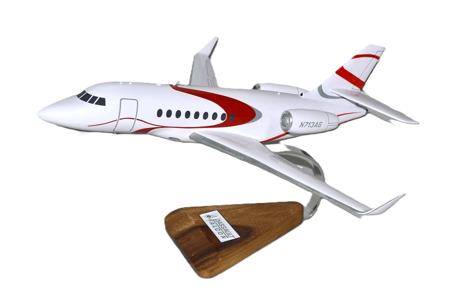 Dassault Falcon 2000 Private Business Desk Display Jet Model 1/48 SC Airplane Dassault Falcon 2000 Private Business Desk Display Jet Model 1/48 SC Airplane