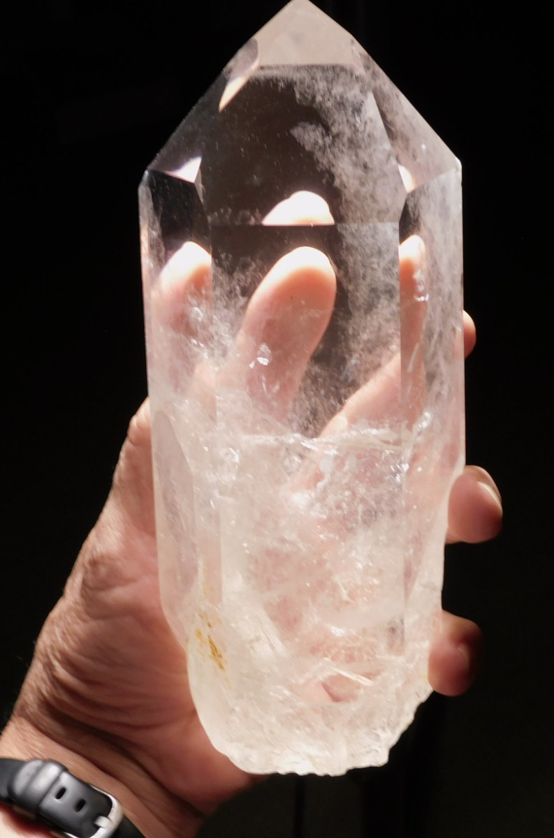 HUGE Super Translucent Polished Quartz Crystal From Brazil 1585gr HUGE Super Translucent Polished Quartz Crystal From Brazil 1585gr