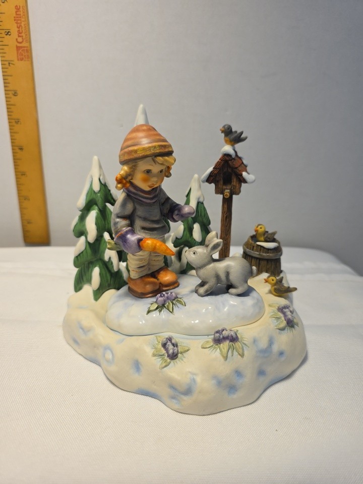 The Hummelscapes Collection Friendship in Bloom with Peaceful Offering Hummel The Hummelscapes Collection Friendship in Bloom with Peaceful Offering Hummel