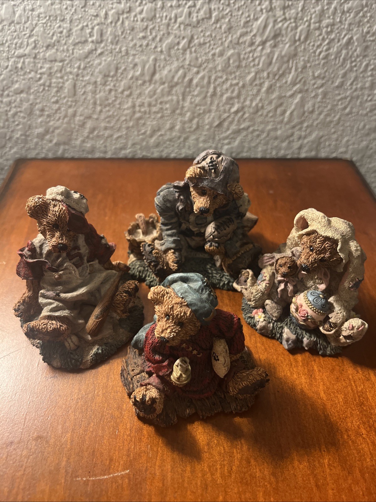 Boyd's Bears & Friends Limited Edition Resin Figurines Lot Of 4 