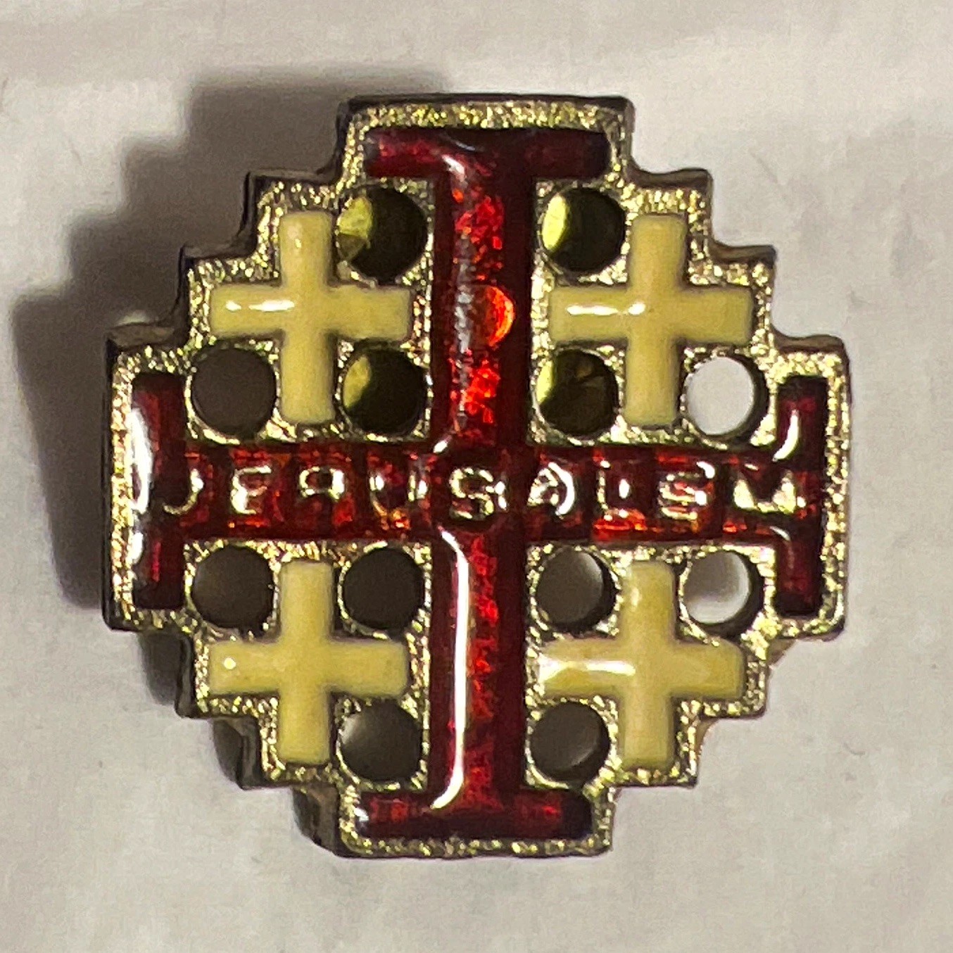 Vintage Rare Jerusalem Cross Christianity Vintage Rare Jerusalem Cross Christianity
