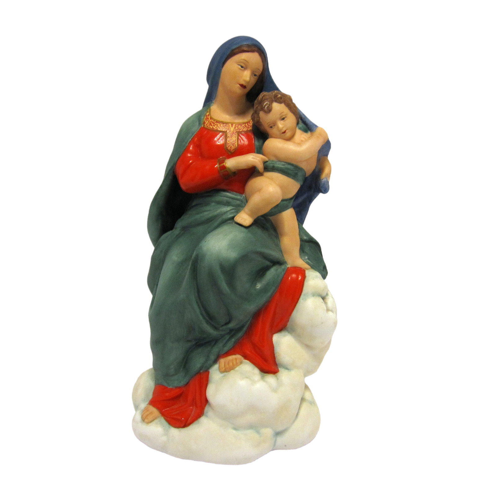 1987 Raphael's Madonna Di Foligno Franklin Mint Ceramic Figurine Statue Vatican