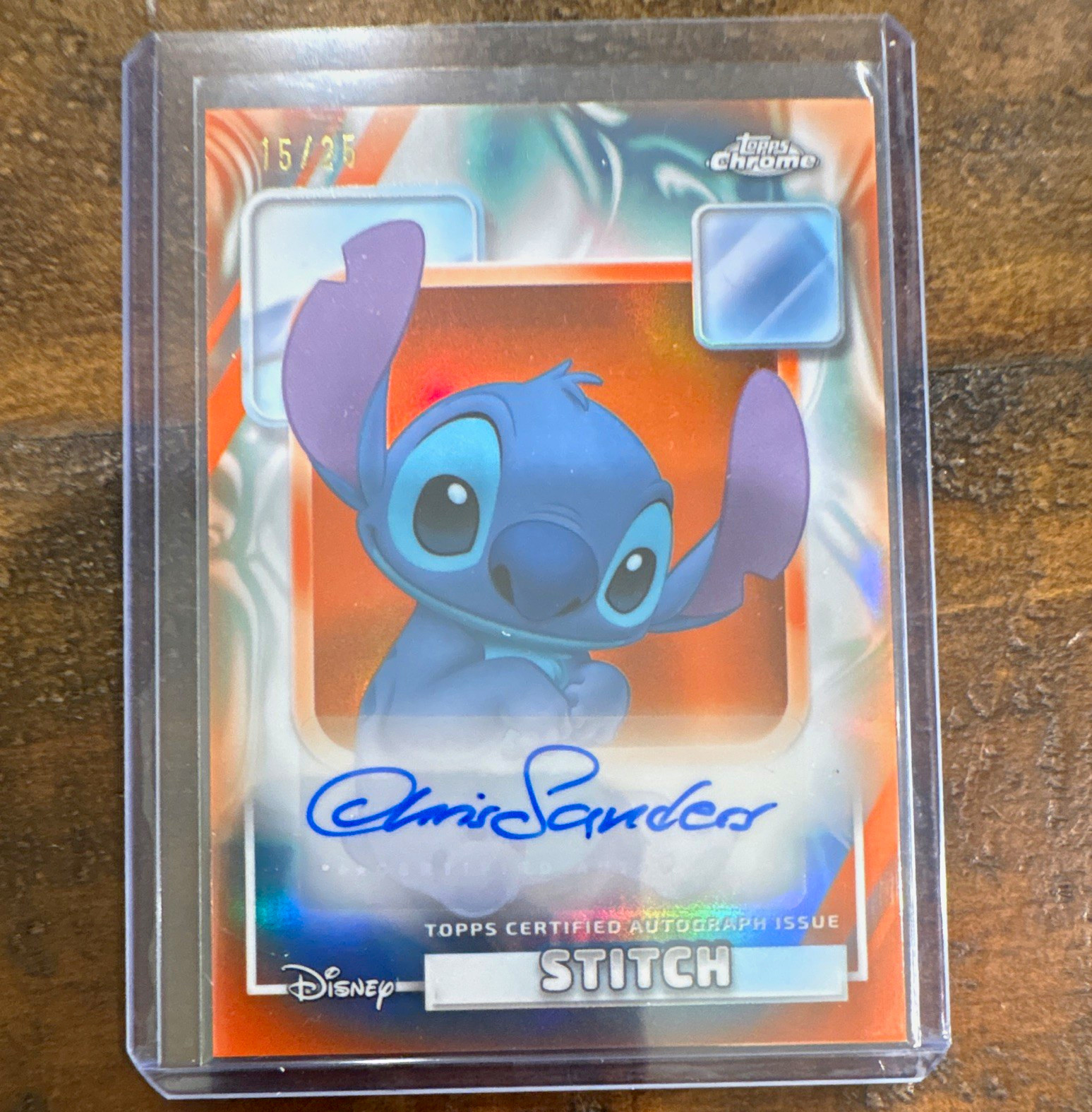 Topps 2026 Disney Chrome Stitch AA-CS Auto Chris Sanders 15/25 Topps 2026 Disney Chrome Stitch AA-CS Auto Chris Sanders 15/25
