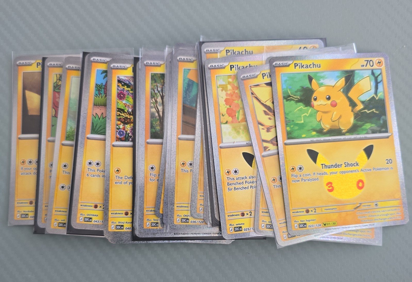 Pokemon 30th Celebration CHOOSE YOUR CARD Pikachu #1-30 Pokemon 30th Celebration CHOOSE YOUR CARD Pikachu #1-30