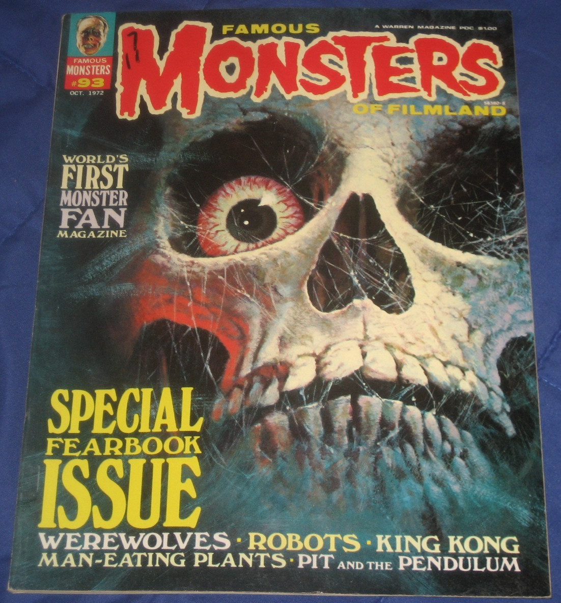 FAMOUS MONSTERS # 93 - Nice book / BIG HALLOWEEN MONSTER MAG SALE FAMOUS MONSTERS # 93 - Nice book / BIG HALLOWEEN MONSTER MAG SALE