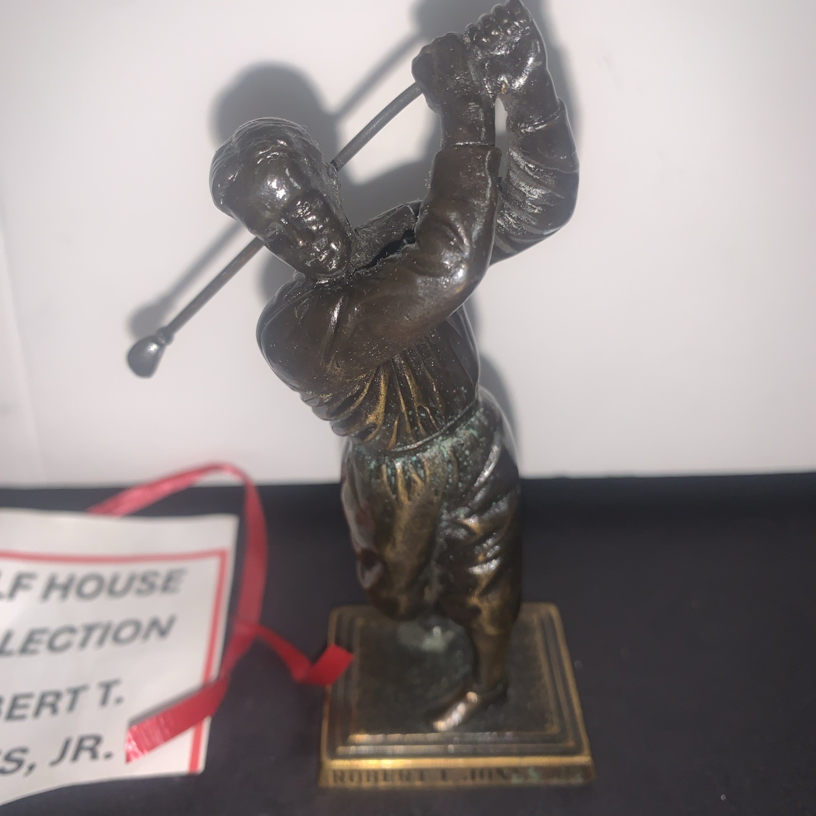 Robert T. Bobby Jones Jr Golf House Collection Golfer Statue Figurine w Tag