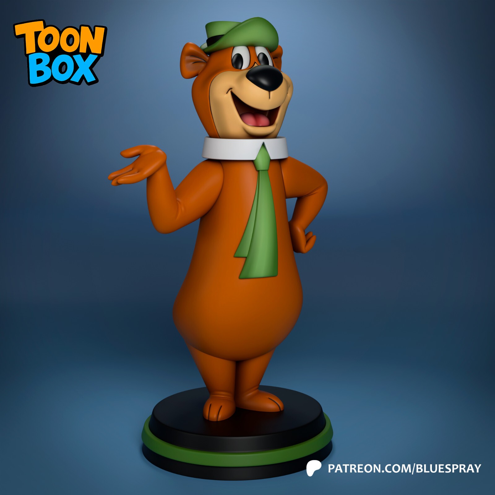 1:8 Yogi Bear Hanna-Barbera Fan Art UNPAINTED Resin Garage Kit 1:8 Yogi Bear Hanna-Barbera Fan Art UNPAINTED Resin Garage Kit