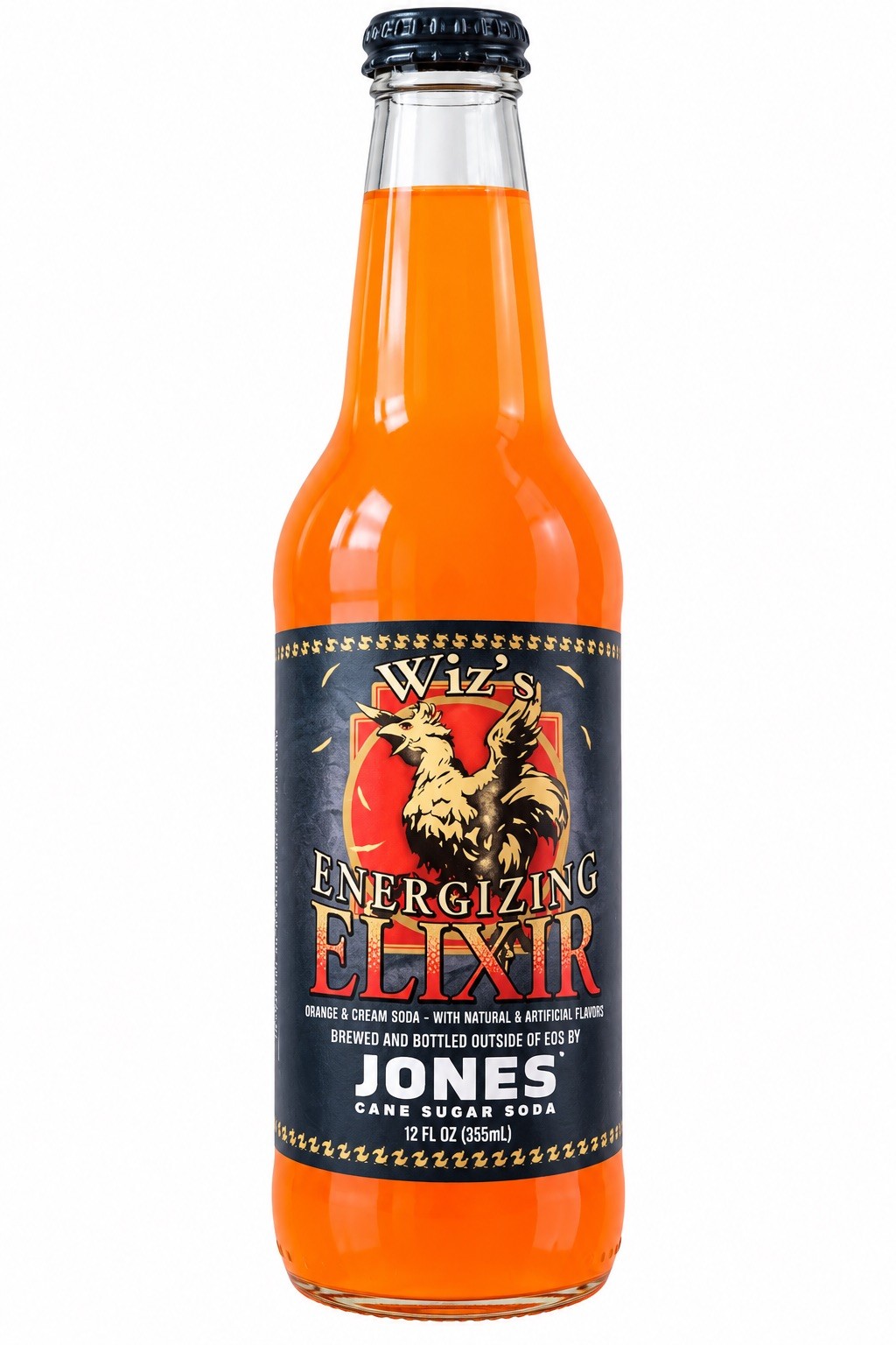 Jones Soda Final Fantasy XV 2015 Wiz Elixir Sealed Bottle Rare Collectible Jones Soda Final Fantasy XV 2015 Wiz Elixir Sealed Bottle Rare Collectible