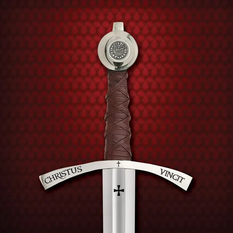 Faithkeeper Knights Templar Sword-Handmade Medieval Crusader Replica-Collectible Faithkeeper Knights Templar Sword-Handmade Medieval Crusader Replica-Collectible
