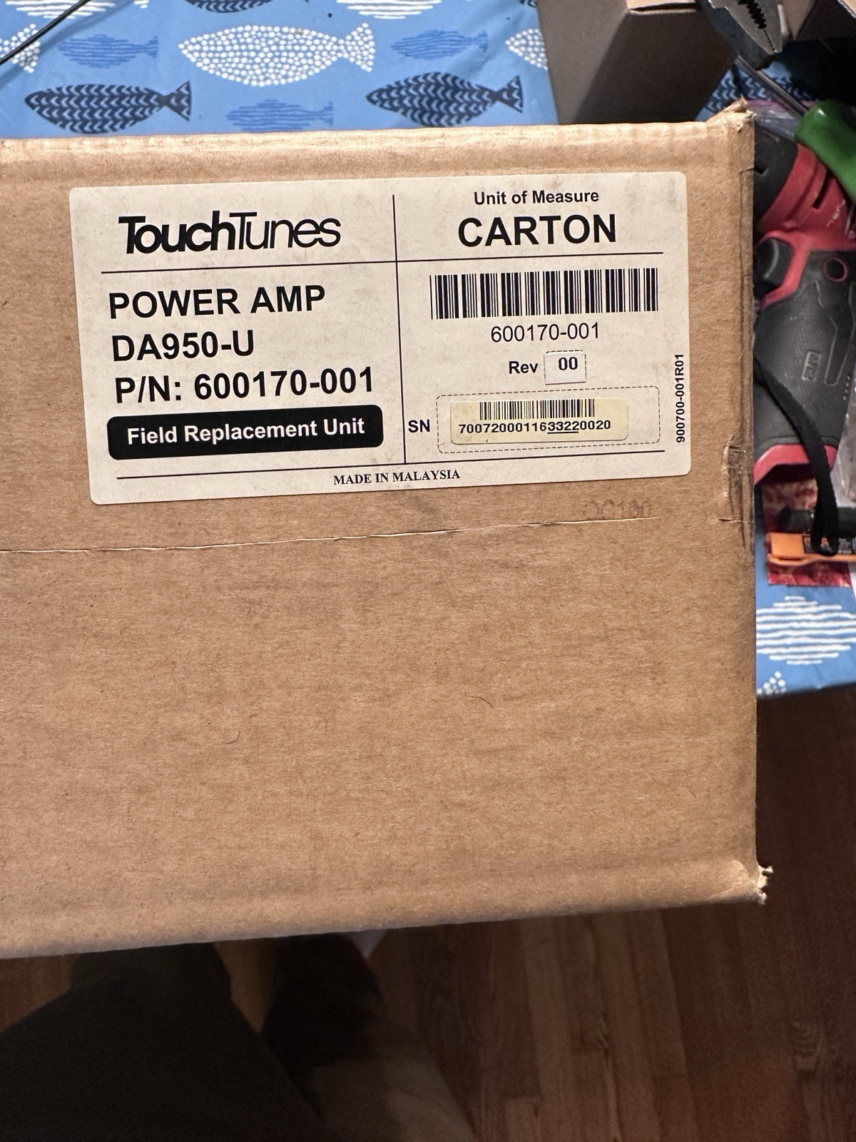 TouchTunes Power Amp DA950-U 600170-001 NEW TouchTunes Power Amp DA950-U 600170-001 NEW