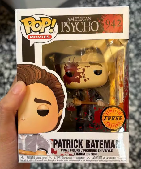 POP American Psycho Patrick Bateman Limited Edition Bloody Chase Funko Pop W BOX POP American Psycho Patrick Bateman Limited Edition Bloody Chase Funko Pop W BOX