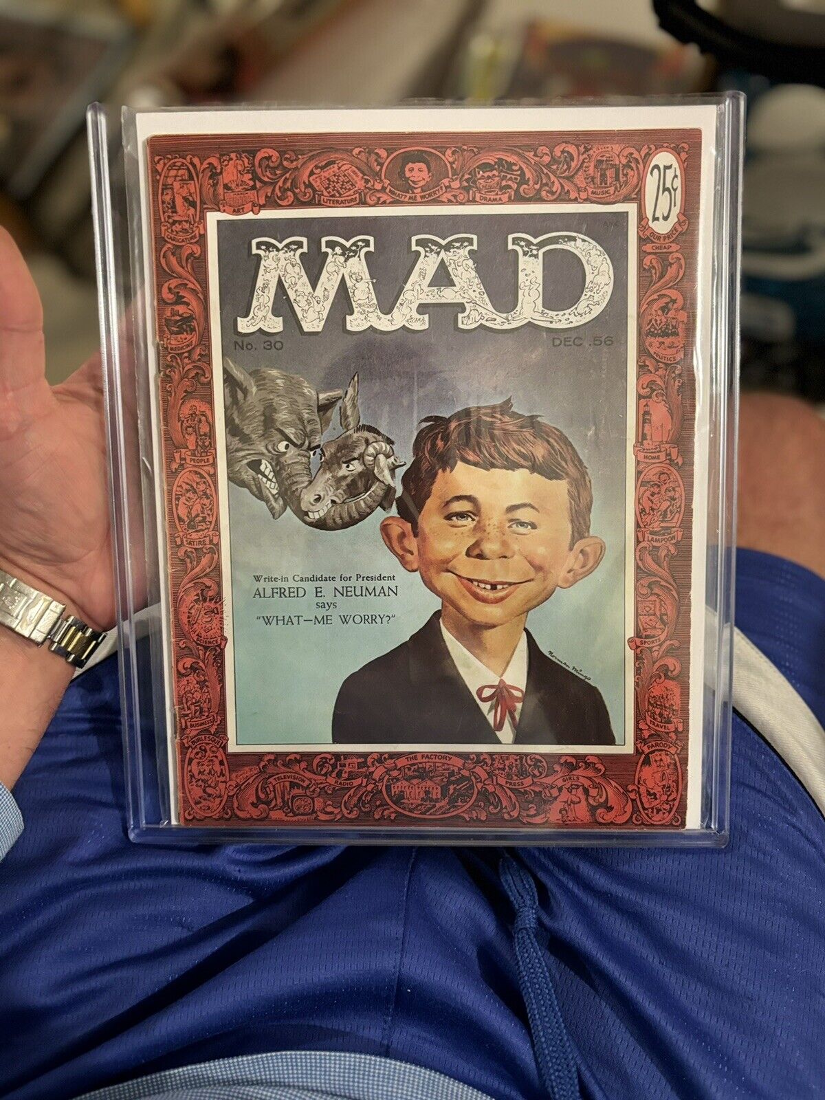 MAD Magazine #30 / 1956 / 1st Full Cover Alfred E Neuman/Original