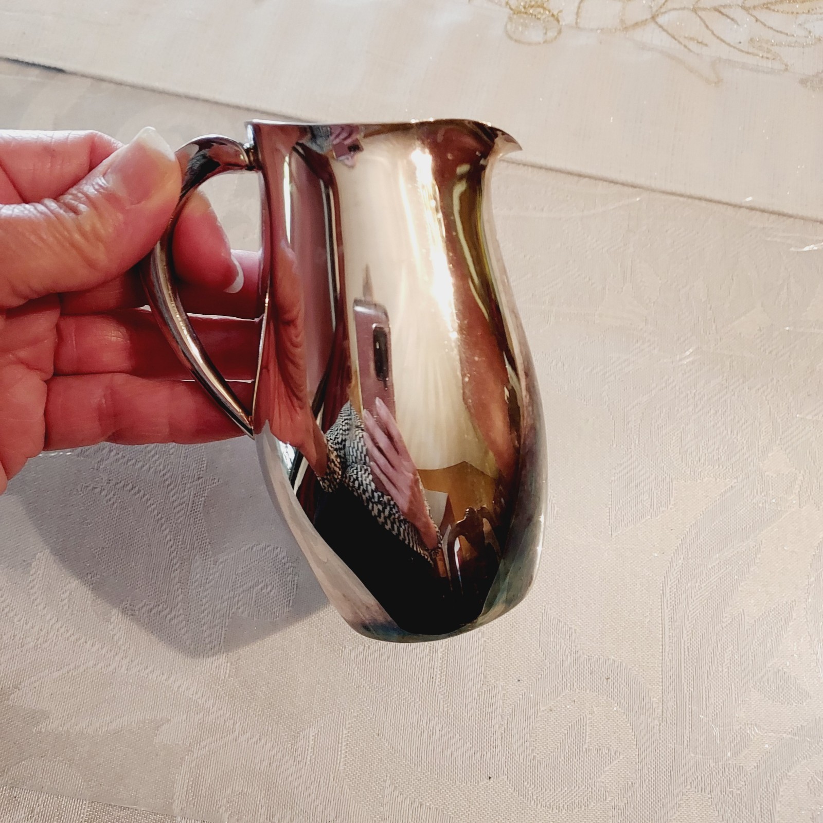 Lovely Vintage Towle Silverplate Creamer #4027 Elegant Estate Sale Find Lovely Vintage Towle Silverplate Creamer #4027 Elegant Estate Sale Find