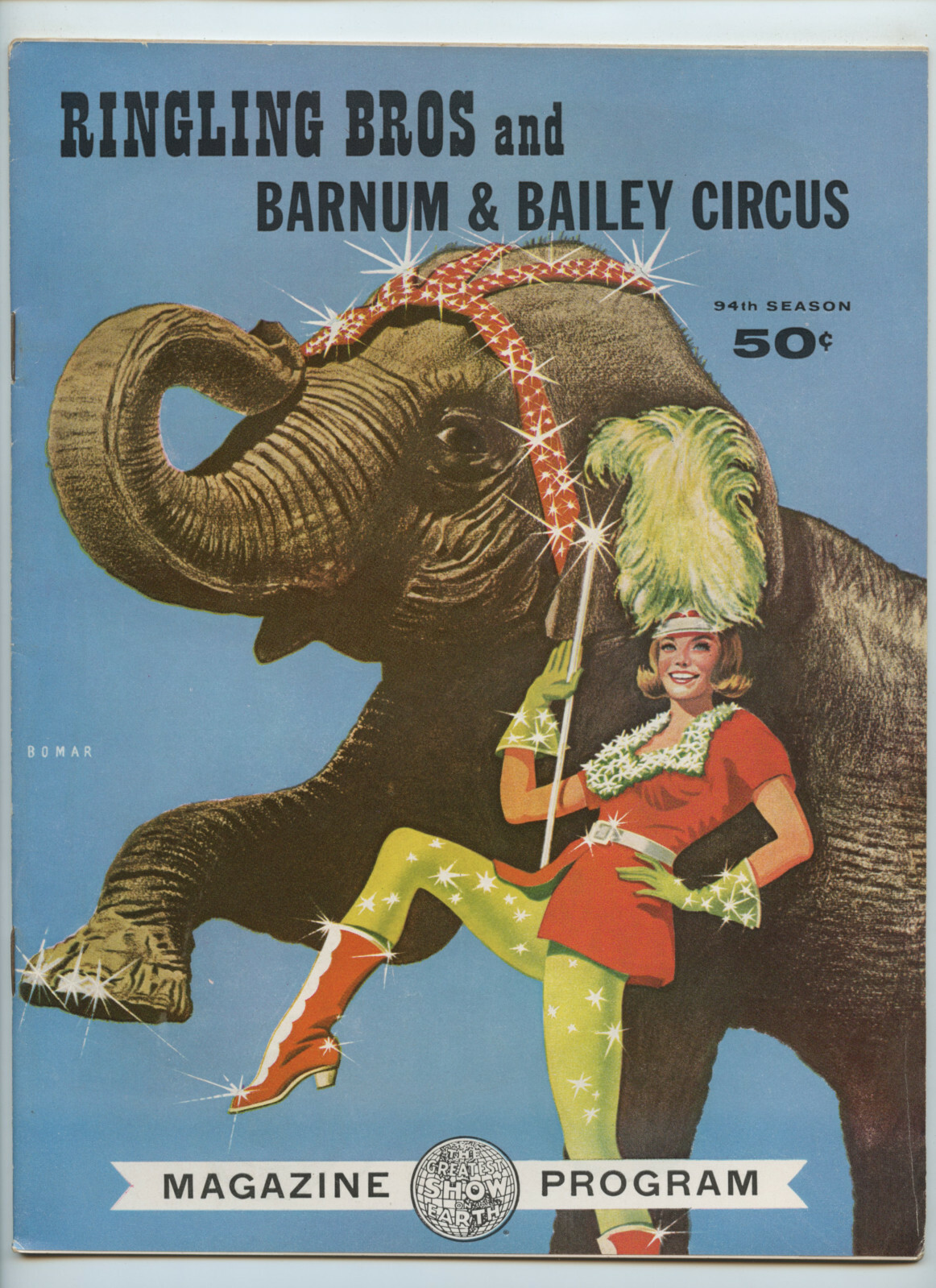 1964 Ringling Bros Barnum & Bailey Circus Souvenir Program 94th Season 1964 Ringling Bros Barnum & Bailey Circus Souvenir Program 94th Season