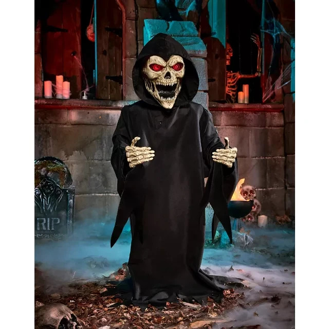 Screamin' Reaper Animatronic Jump Scare Spirit Skeleton jump scare