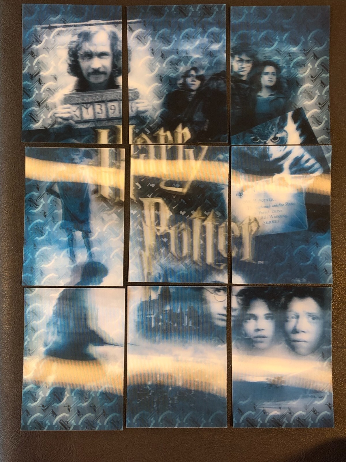 Harry Potter Prisoner of Azkaban 3D 2008 Artbox Puzzle Insert Card Set #PZ1-PZ9 Harry Potter Prisoner of Azkaban 3D 2008 Artbox Puzzle Insert Card Set #PZ1-PZ9