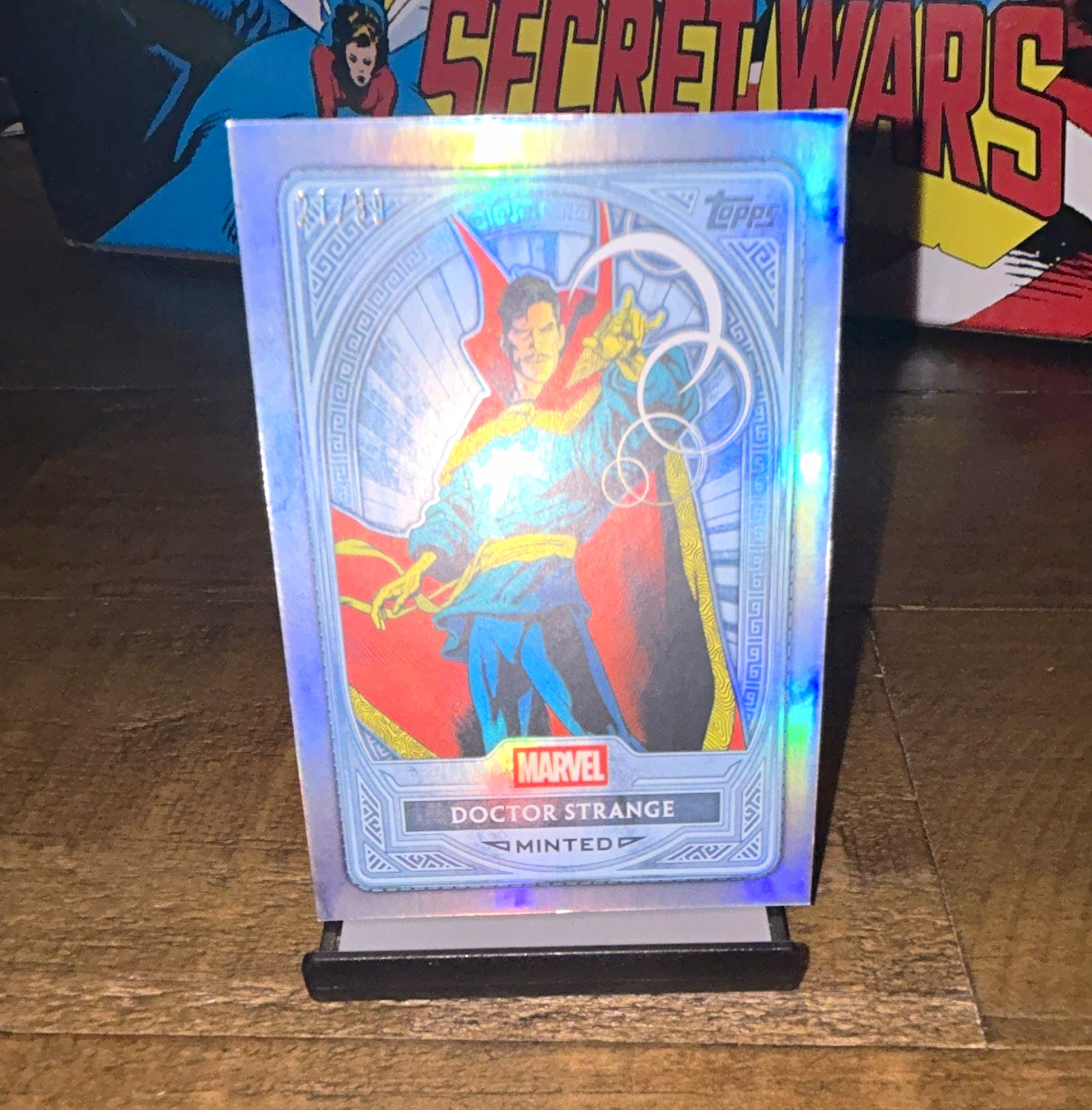Topps Marvel 2025 Marvel Mint Doctor Strange Platinum Parallel Card #110 Topps Marvel 2025 Marvel Mint Doctor Strange Platinum Parallel Card #110