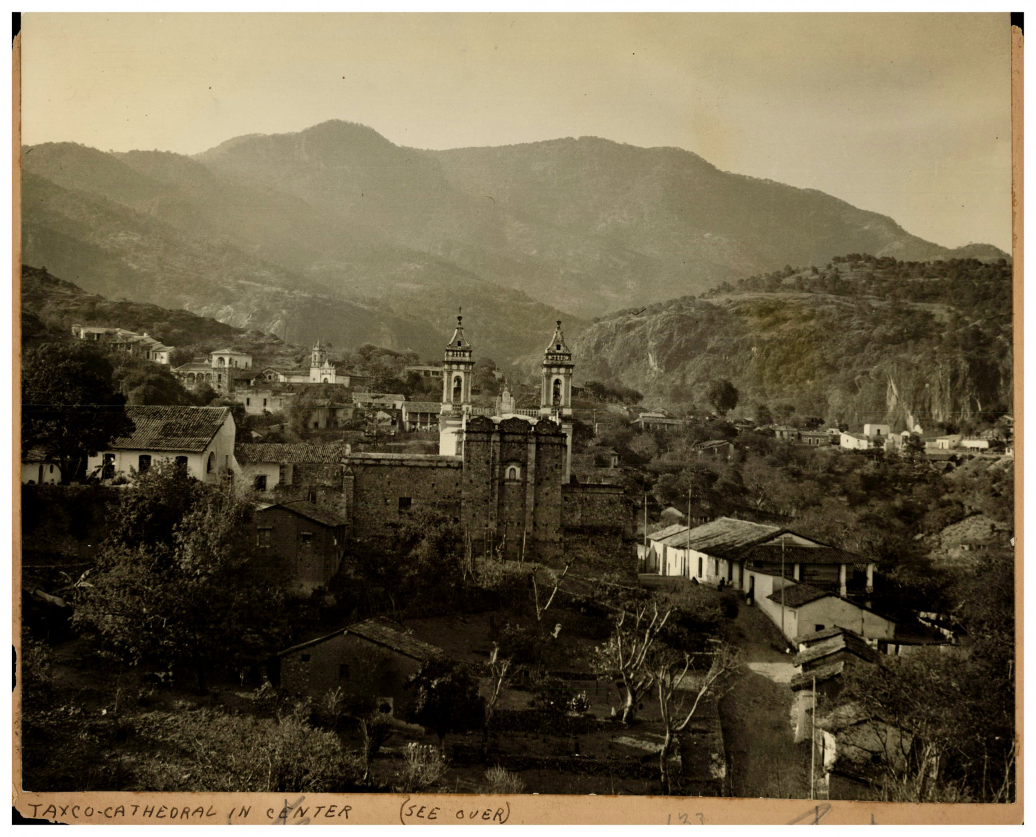 Mexico City, Taxco, Vista de la Ciudad y la Catedral Vintage Print Print Print Print D'ep Mexico City, Taxco, Vista de la Ciudad y la Catedral Vintage Print Print Print Print D'ep