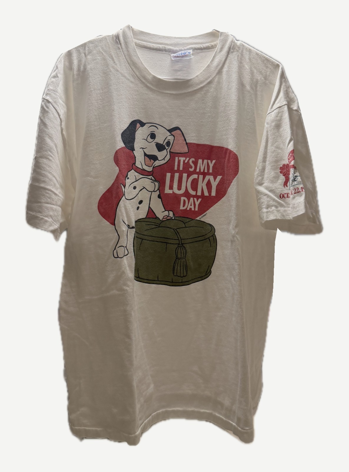 Vintage Disney 101 Dalmatians It's My Lucky Day T Shirt XL 1995 Hanes USA Vintage Disney 101 Dalmatians It's My Lucky Day T Shirt XL 1995 Hanes USA