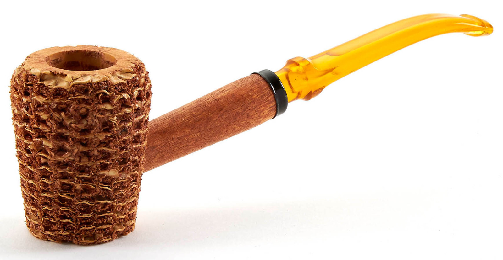 Missouri Meerschaum Let Freedom Ring Rob Roy Bowl Bent Corn Cob Pipe - 5638 Missouri Meerschaum Let Freedom Ring Rob Roy Bowl Bent Corn Cob Pipe - 5638