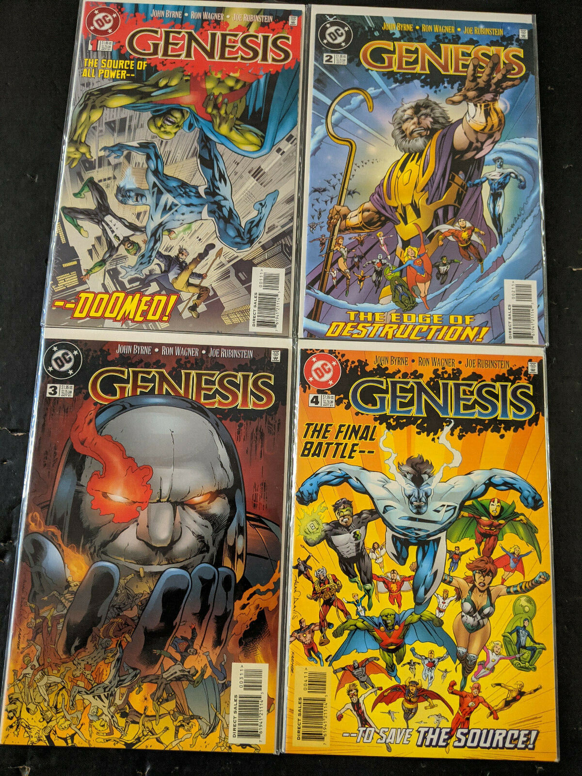 Genesis 1 2 3 4 Complete Set Series Run Lot 1-4 NM CBX40B