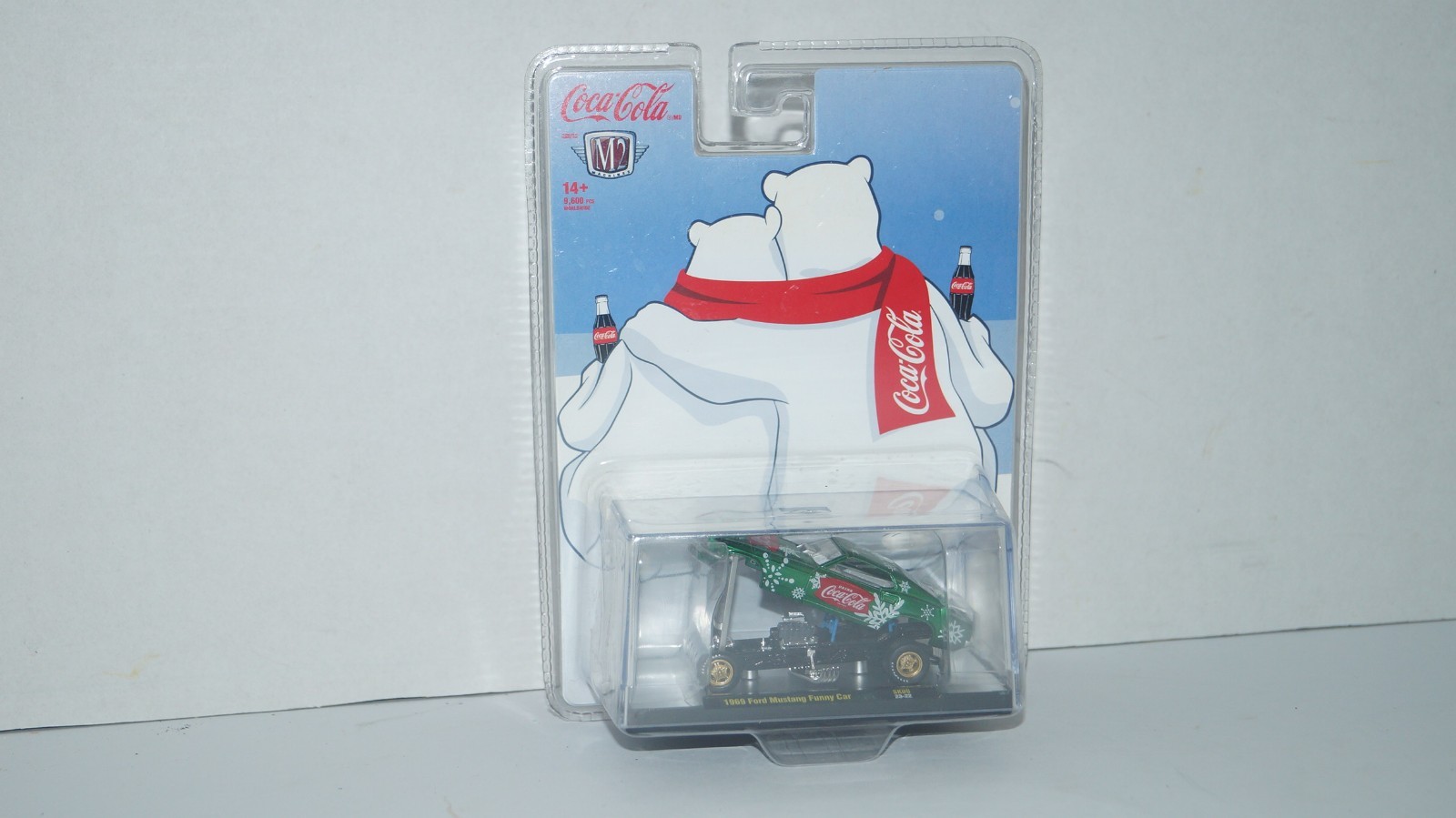 2023 M2 Machines Christmas Coca Cola 1969 Ford Mustang Funny Car No. 52500 - NIB