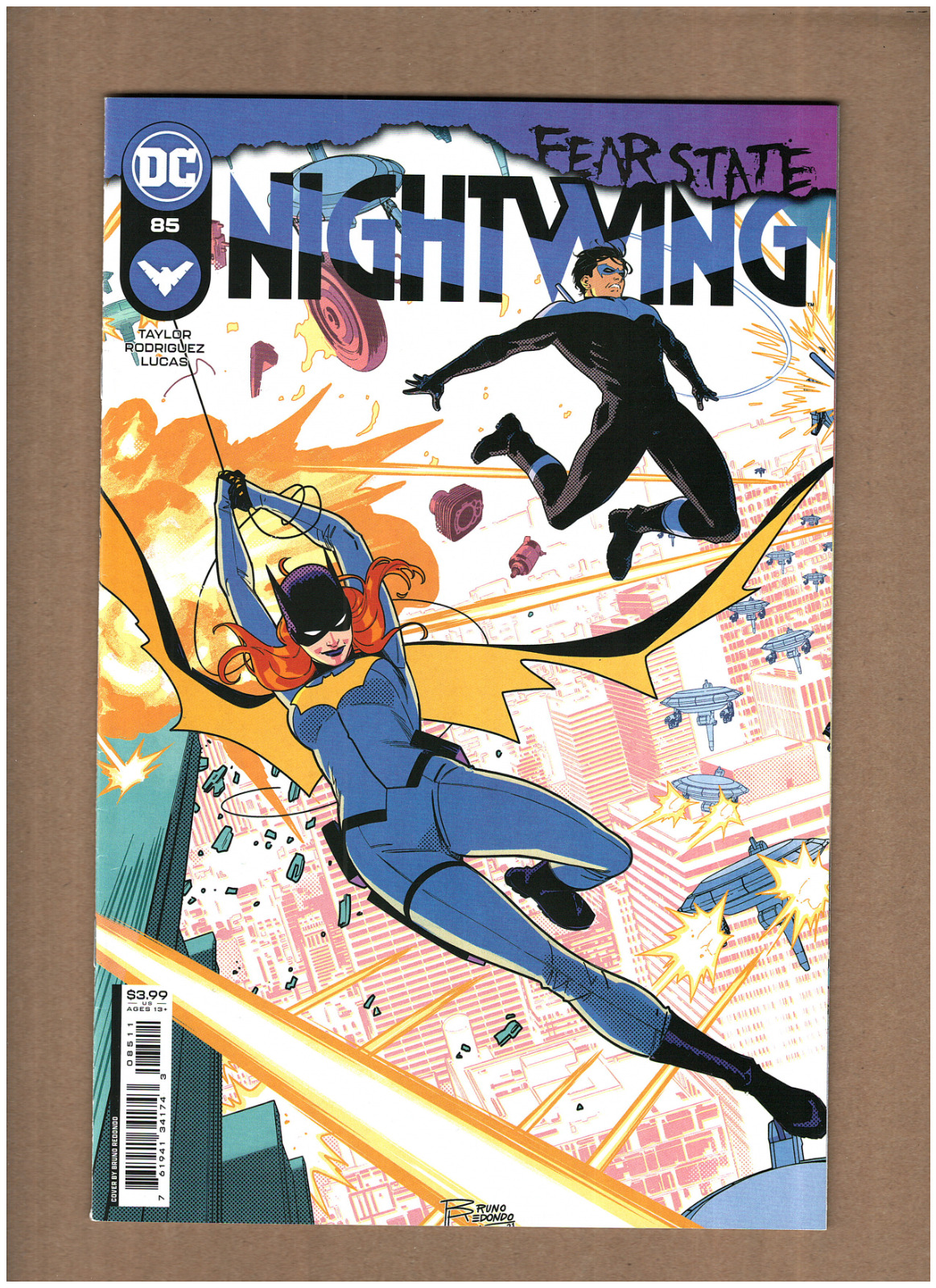 Nightwing #85 DC Comics 2021 BATGIRL APP. Bruno Redondo Variant NM- 9.2