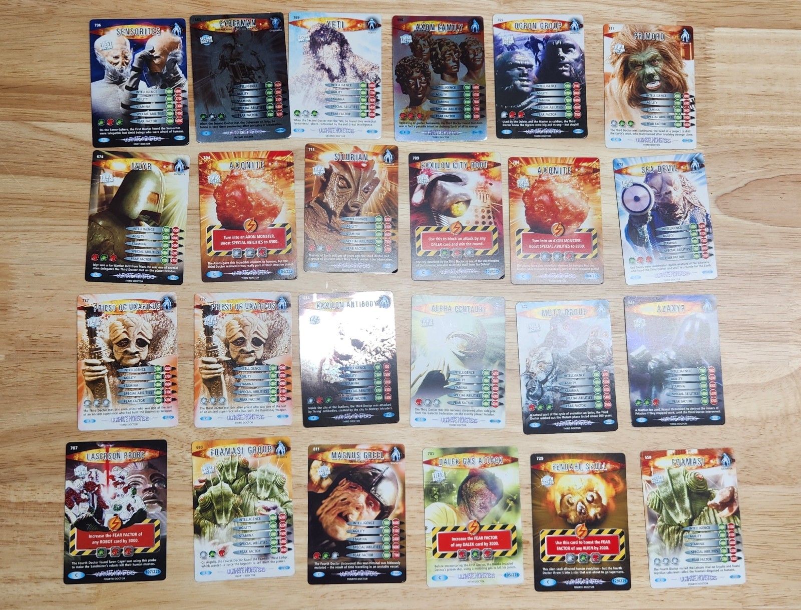 Doctor Who Cards Lot of 66 BBC 2008 Series battles in time