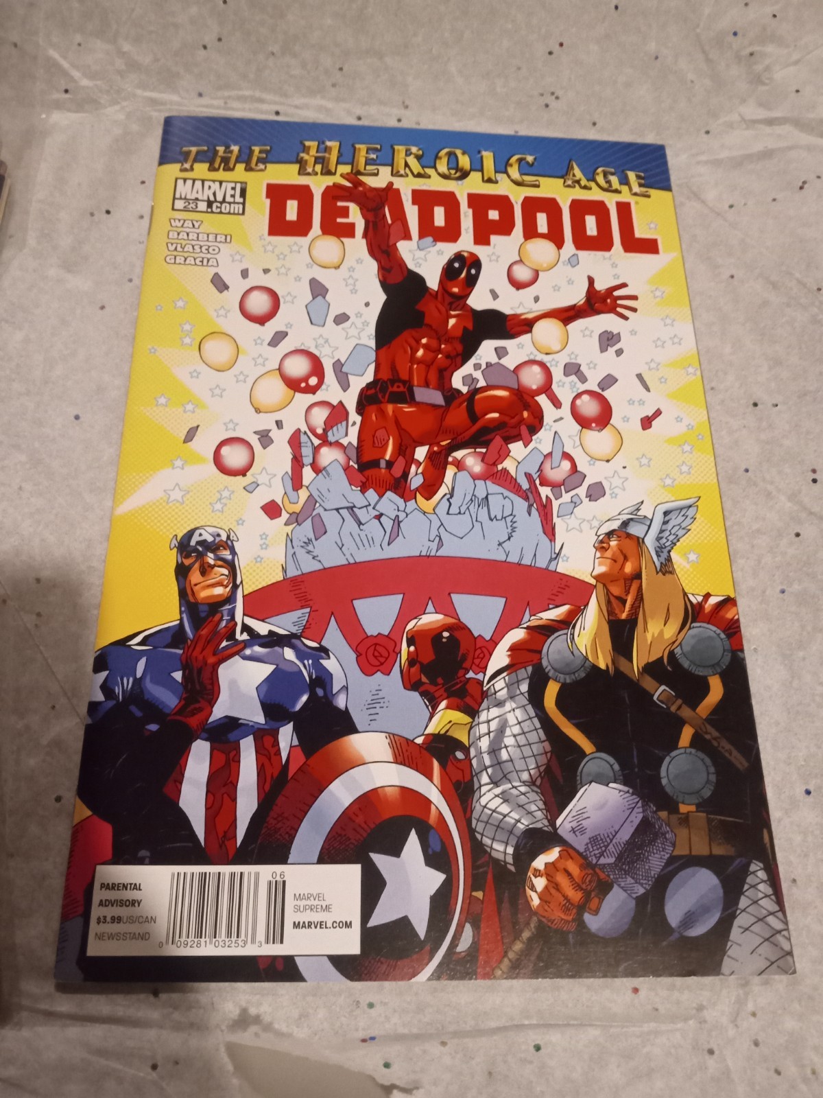 DEADPOOL #23 Newsstand Variant MARVEL COMICS 2010 Only 1 On eBay DEADPOOL #23 Newsstand Variant MARVEL COMICS 2010 Only 1 On eBay