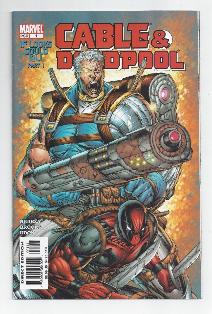 Cable & Deadpool #1 * 2004 series * Liefeld cover * Fabian Nicieza / Mark Brooks