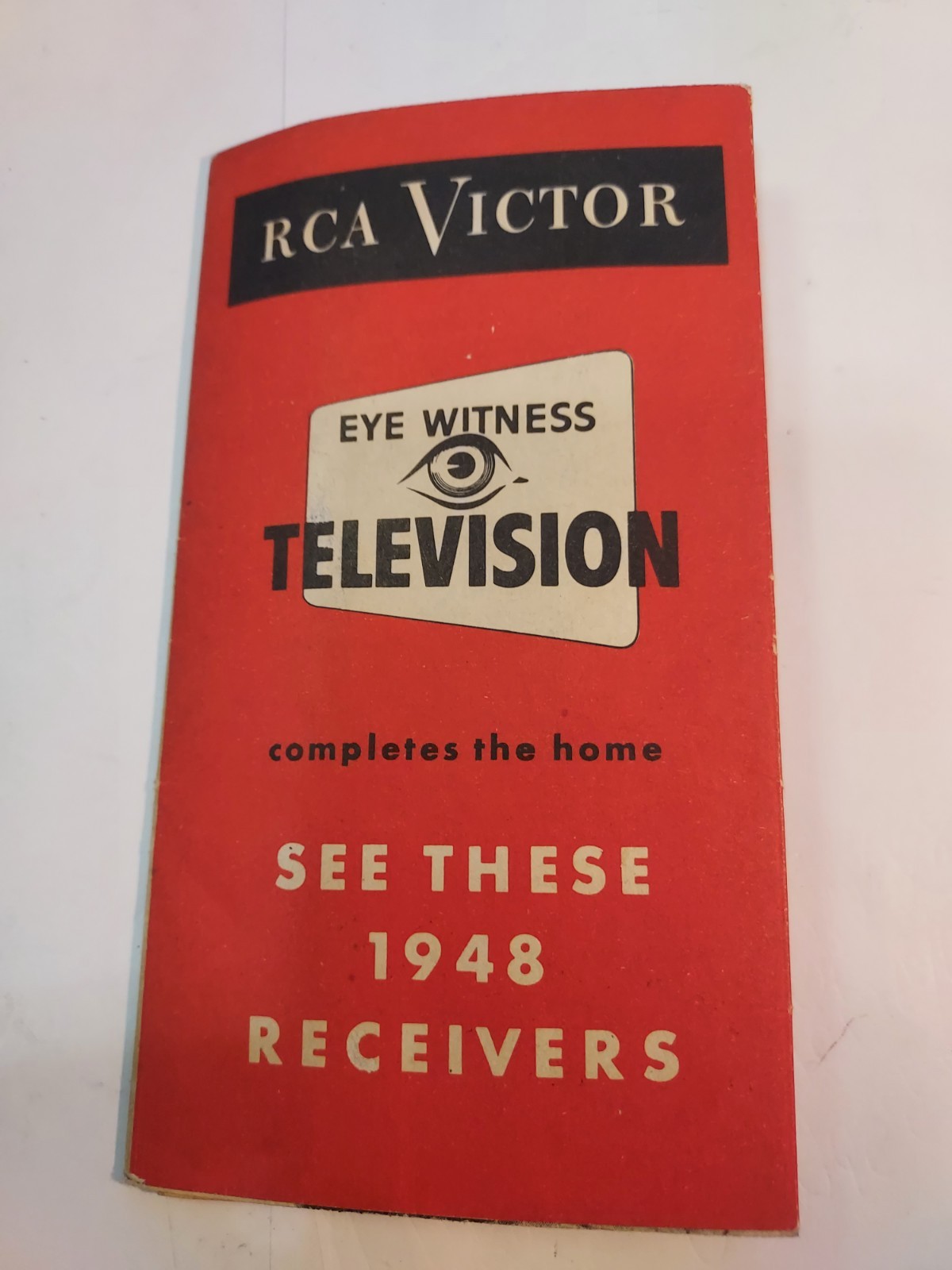 Vintage 1948 RCA VICTOR TV TELEVISION RECEIVERS BROCHURE PAMPHLET New Britain,Ct Vintage 1948 RCA VICTOR TV TELEVISION RECEIVERS BROCHURE PAMPHLET New Britain,Ct