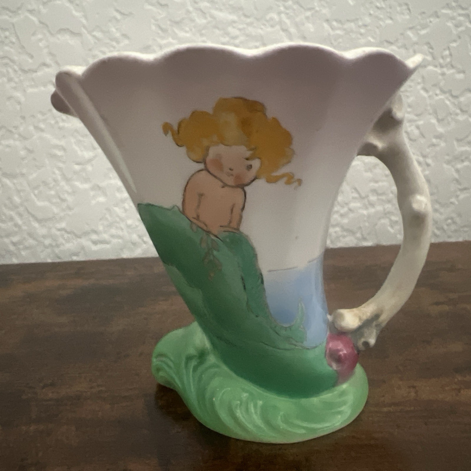 Vintage Shelley England Hilda Cowham Mermaid Cream Jug R.D. 724421 Nursery Ware Vintage Shelley England Hilda Cowham Mermaid Cream Jug R.D. 724421 Nursery Ware