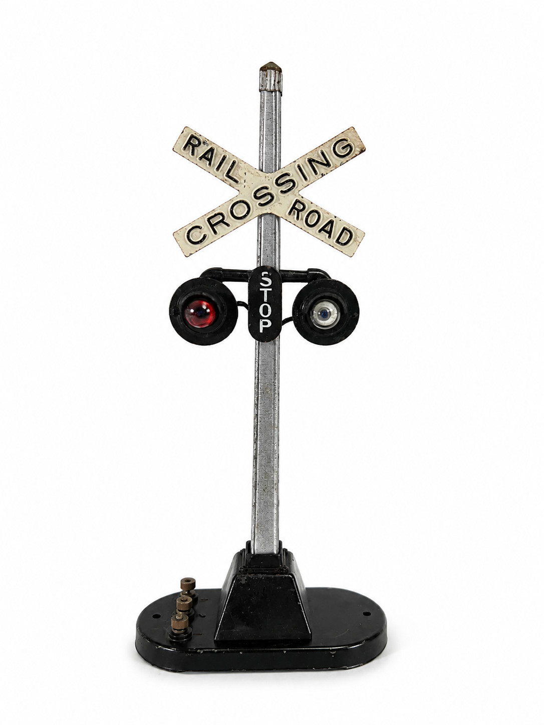 Vintage Lionel Trains 154 Highway Railroad Crossing Train Traffic Signal Sign Vintage Lionel Trains 154 Highway Railroad Crossing Train Traffic Signal Sign