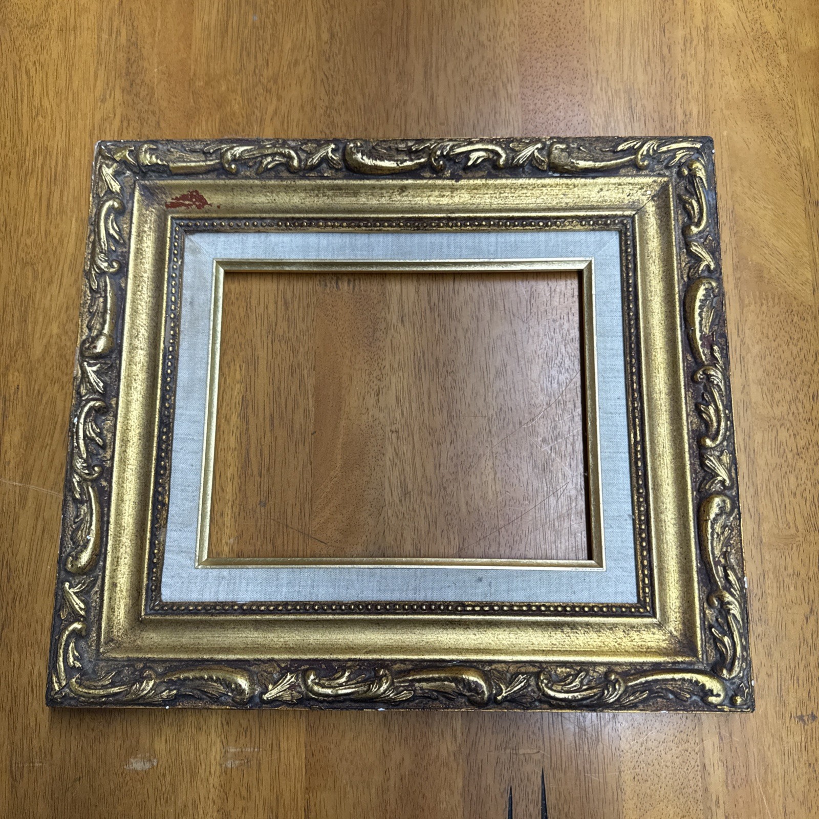 ANTIQUE FITS 8 X 10" VICTORIAN PICTURE FRAME WOOD ORNATE GOLD GILT ANTIQUE FITS 8 X 10" VICTORIAN PICTURE FRAME WOOD ORNATE GOLD GILT