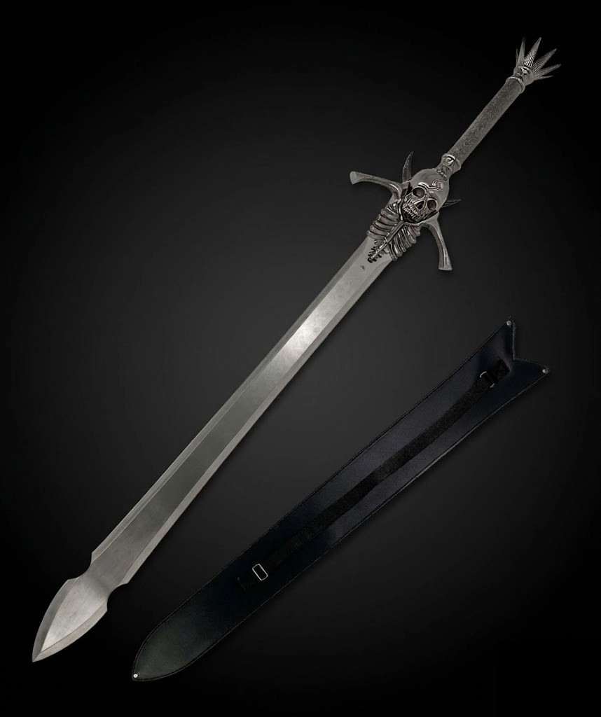 51" Full Metal Replica Dante's Rebellion Sword (Silver) 51" Full Metal Replica Dante's Rebellion Sword (Silver)