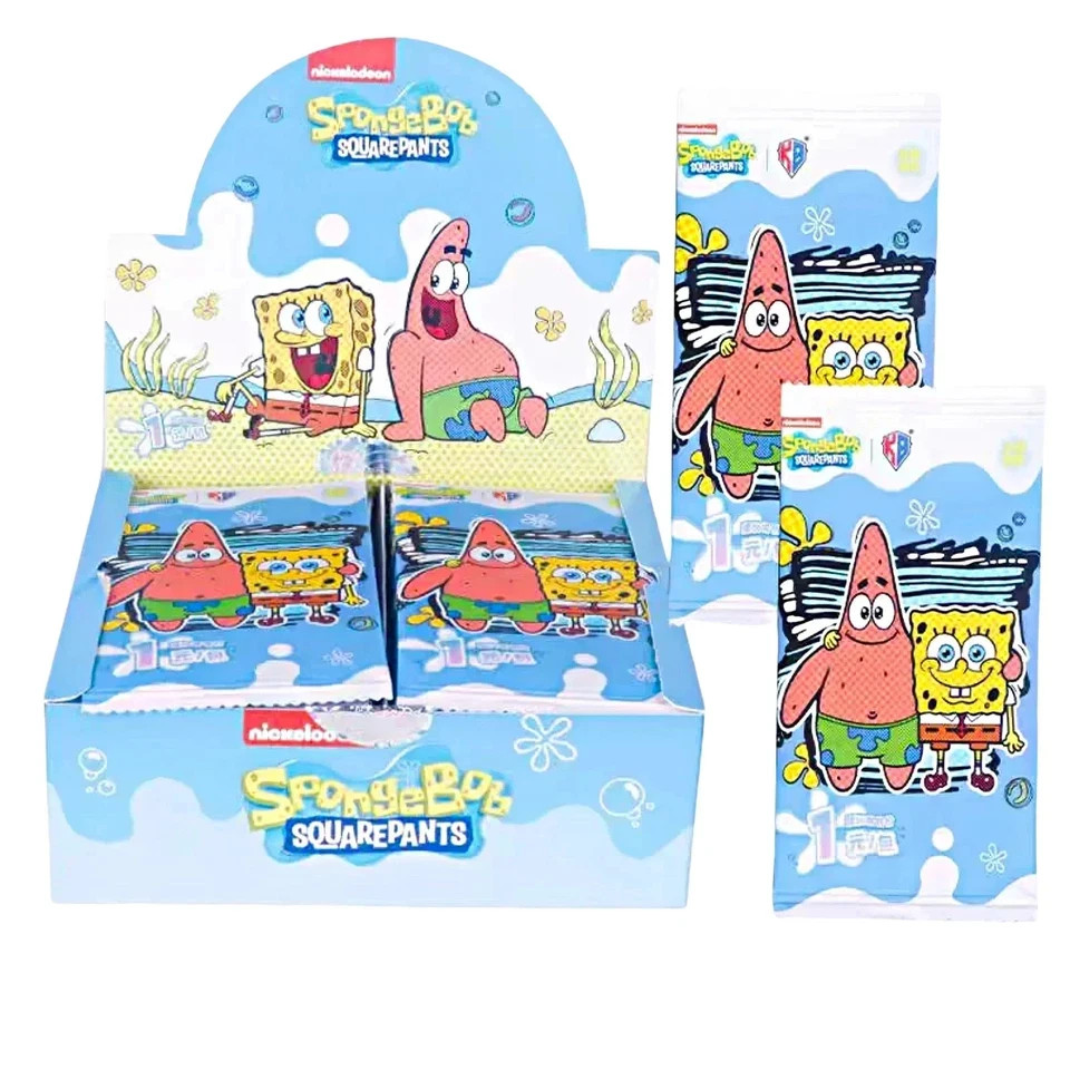 KB SpongeBob Card Mystery Box – 36 Packs Sealed Trading Cards Collectible KB SpongeBob Card Mystery Box – 36 Packs Sealed Trading Cards Collectible