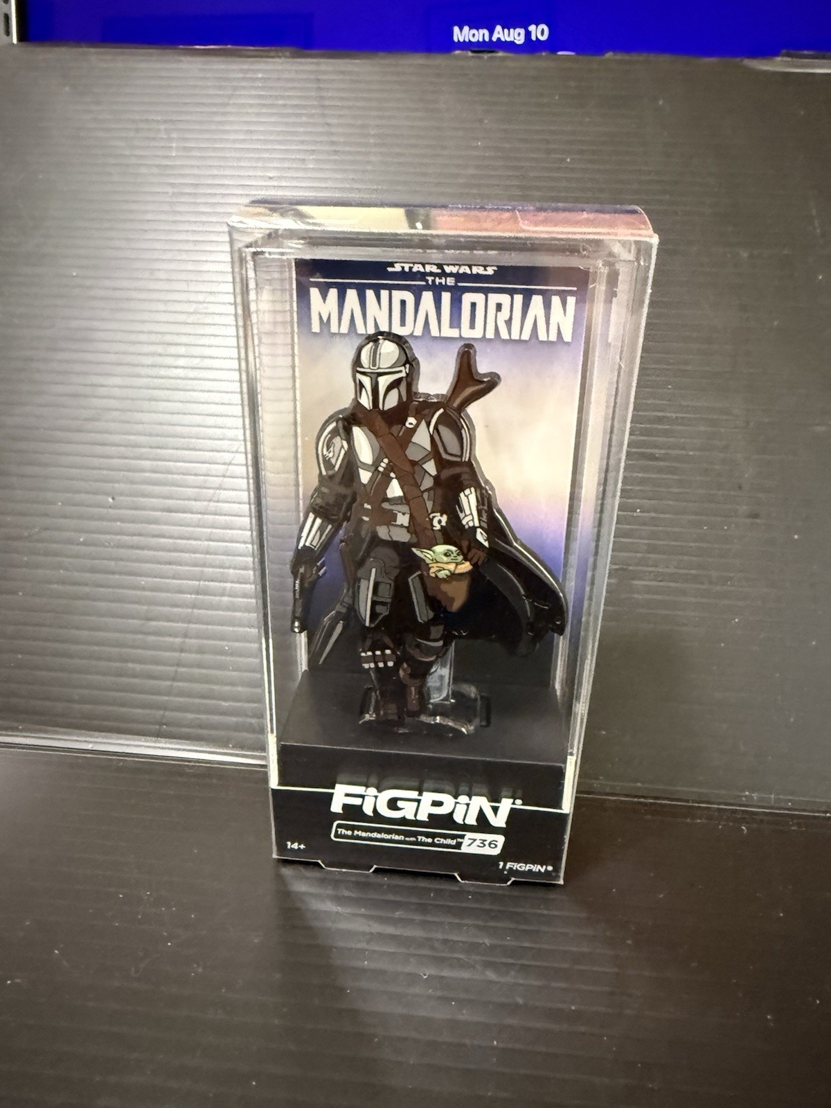 The Mandalorian with the Child FiGPiN 736 Season 2 Beskar Armor The Mandalorian with the Child FiGPiN 736 Season 2 Beskar Armor