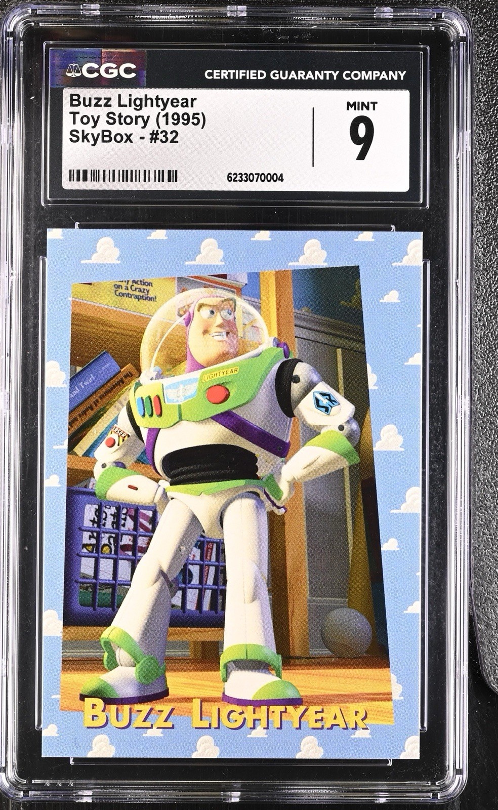 1995 SKYBOX TOY STORY #32 BUZZ LIGHTYEAR CGC 9 1995 SKYBOX TOY STORY #32 BUZZ LIGHTYEAR CGC 9