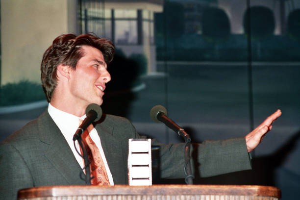 Tom Cruise during 1993 ShoWest in Las Vegas Nevada United States Old Photo 3