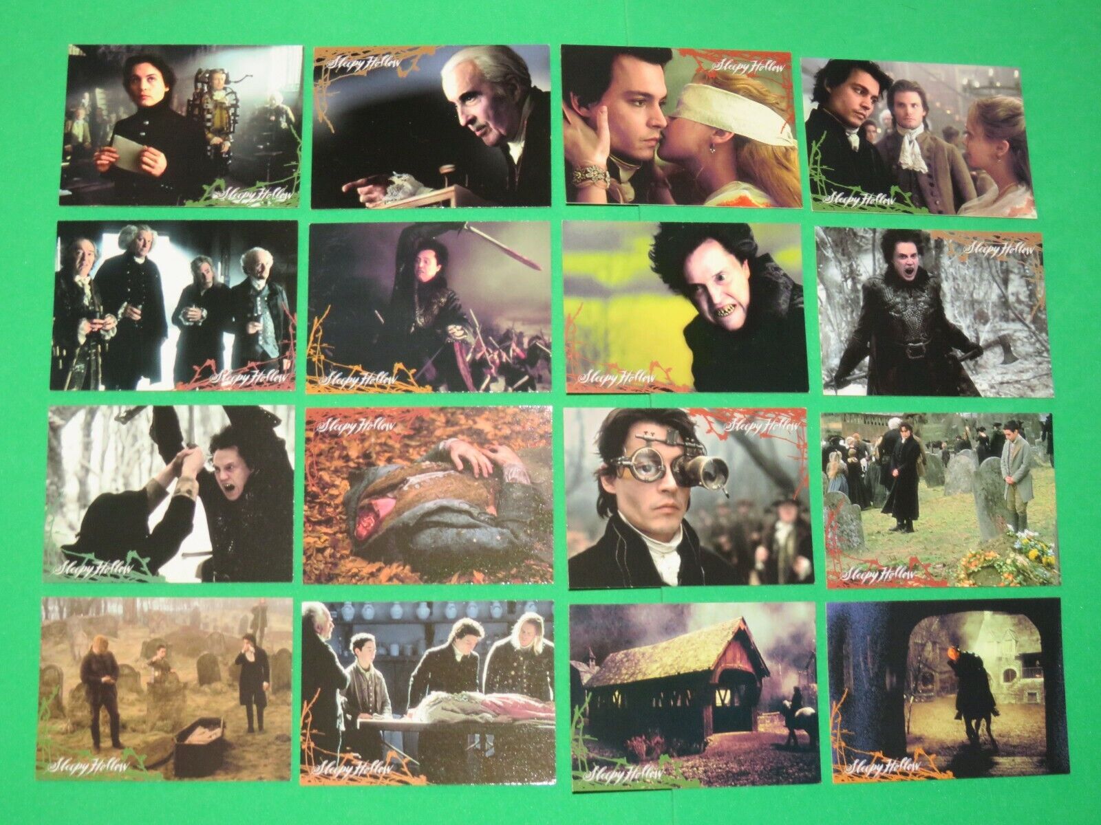 1999 Sleepy Hollow MOVIE 90 CARD SET Tim Burton JOHNNY DEPP INKWORKS RICCI