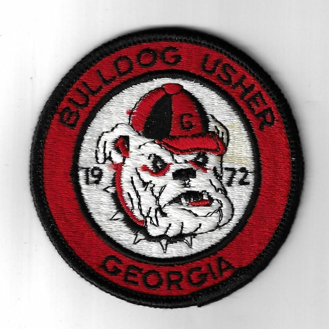 1972 Bulldog Usher University of Georgia BLK Bdr. [Q1684]